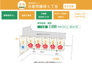 【販売中】日進市藤塚6丁目 第2期（全6区画）
